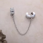 Łańcuszek zabezpieczający ze srebra PANDORA