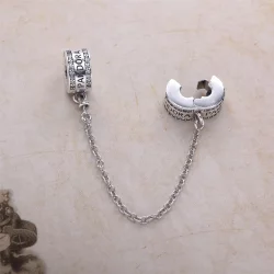 Łańcuszek zabezpieczający ze srebra PANDORA