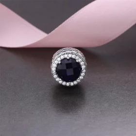 Charms PANDORA Ciemnoniebieskie serca
