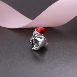 Charms PANDORA Świąteczny kotek