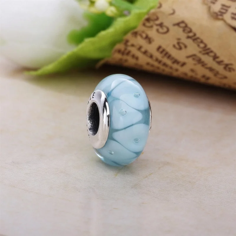 (zdjęcie do) PANDORA Turquoise Looking Glass Bead - Wyświetl 2