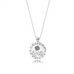 Medium PANDORA floating locket and Forever Hearts Petites Set