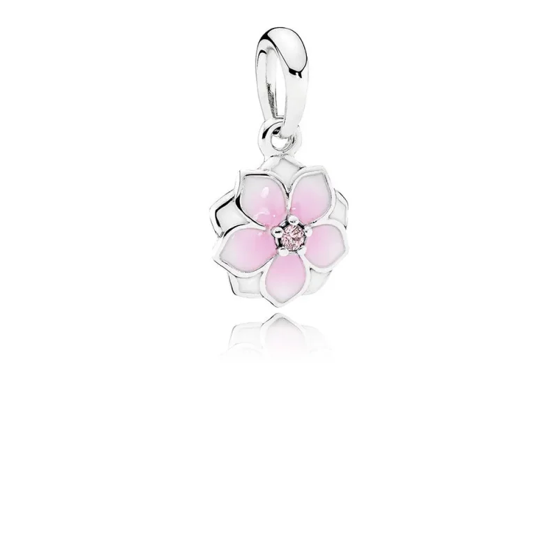 (zdjęcie do) Zawieszka Różowa magnolia PANDORA