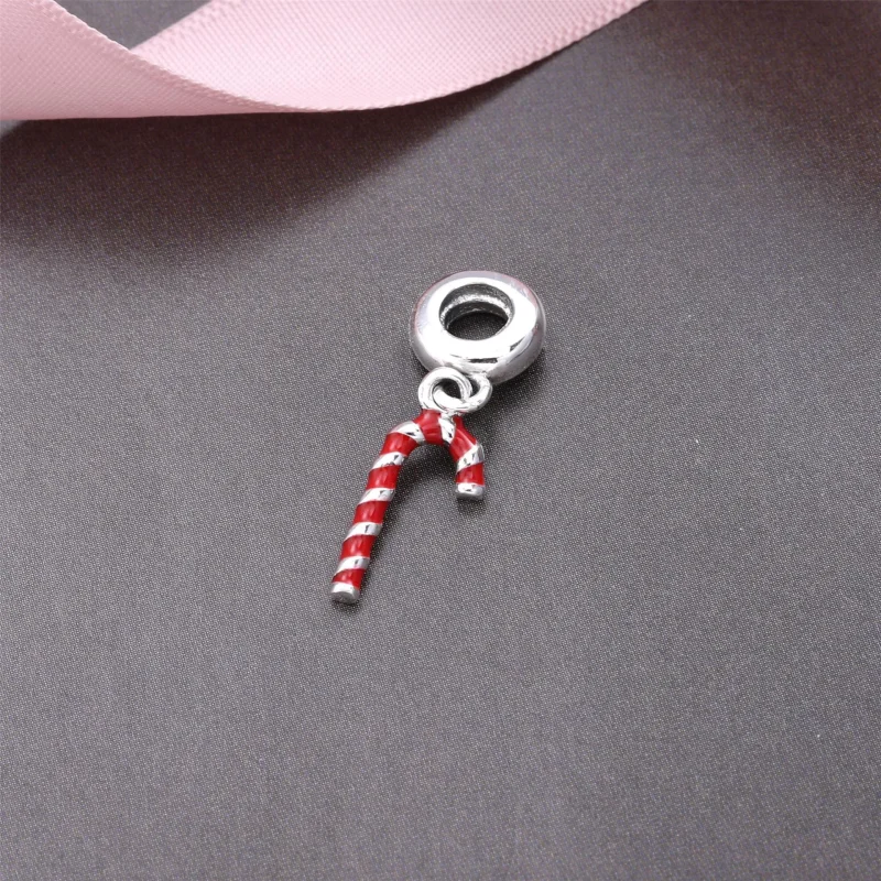 (zdjęcie do) PANDORA Candy Cane Pendant Charm - Wyświetl 2