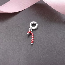 PANDORA Candy Cane Pendant Charm
