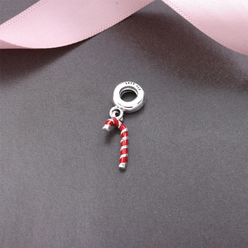 (zdjęcie do) PANDORA Candy Cane Pendant Charm - Wyświetl 3