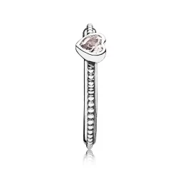 PANDORA Delicate Pink Heart Ring