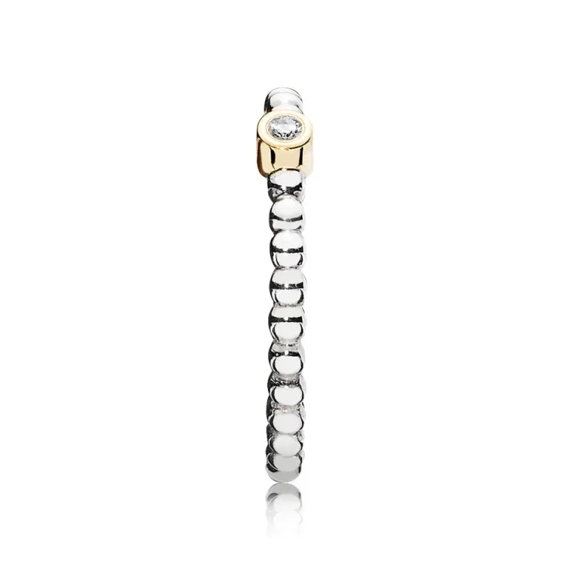 (zdjęcie do) PANDORA Evening Star Stackable Ring, Diamond - Wyświetl 2