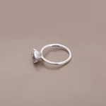 PANDORA Rose Garden Stackable Ring, Pink Enamel