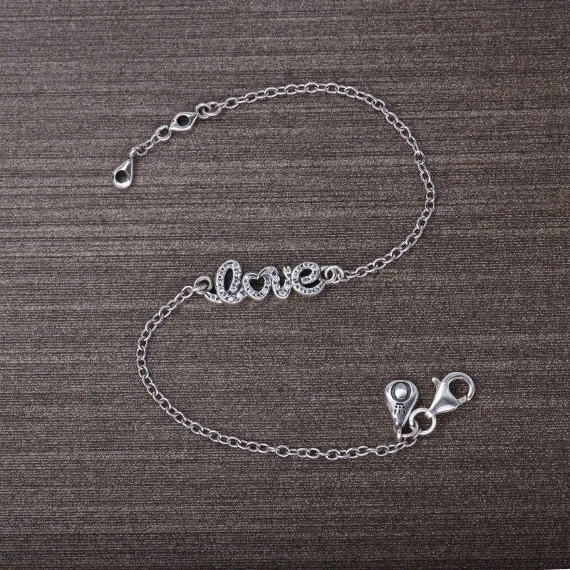 (zdjęcie do) PANDORA Signature of Love, Clear CZ - Wyświetl 2