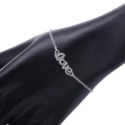 PANDORA Signature of Love, Clear CZ