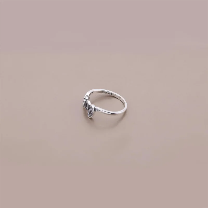 (zdjęcie do) PANDORA Signature Of Love Ring, Clear CZ Ring - Wyświetl 3