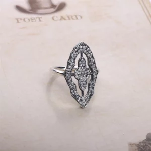 PANDORA Sparkling Lace Ring Clear CZ
