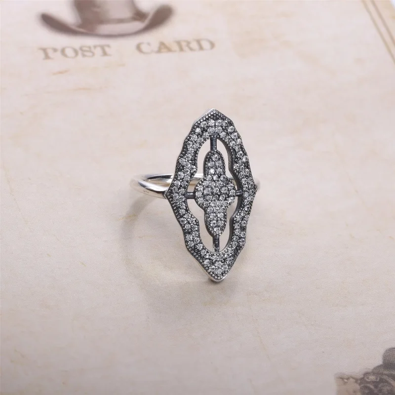 (zdjęcie do) PANDORA Sparkling Lace Ring Clear CZ - Wyświetl 3