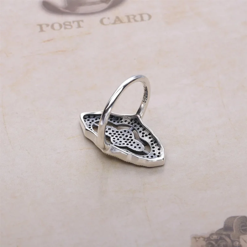 (zdjęcie do) PANDORA Sparkling Lace Ring Clear CZ - Wyświetl 4
