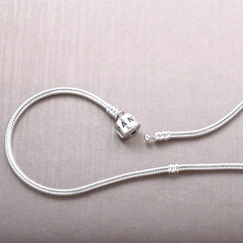 (zdjęcie do) PANDORA Sterling Silver Barrel Clasp - Wyświetl 3