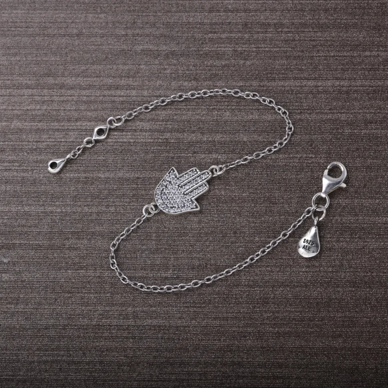 (zdjęcie do) PANDORA Symbol of Protection Bracelet, Clear CZ - Wyświetl 2