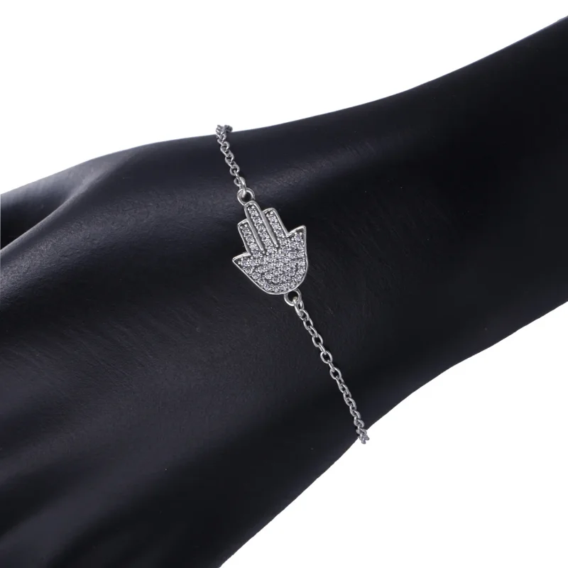 (zdjęcie do) PANDORA Symbol of Protection Bracelet, Clear CZ - Wyświetl 3