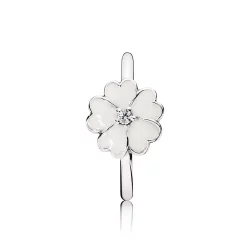PANDORA White Primrose Ring