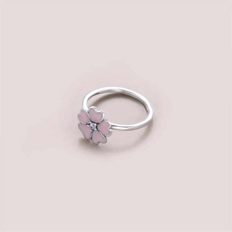 (zdjęcie do) PANDORA White Primrose Ring - Wyświetl 4