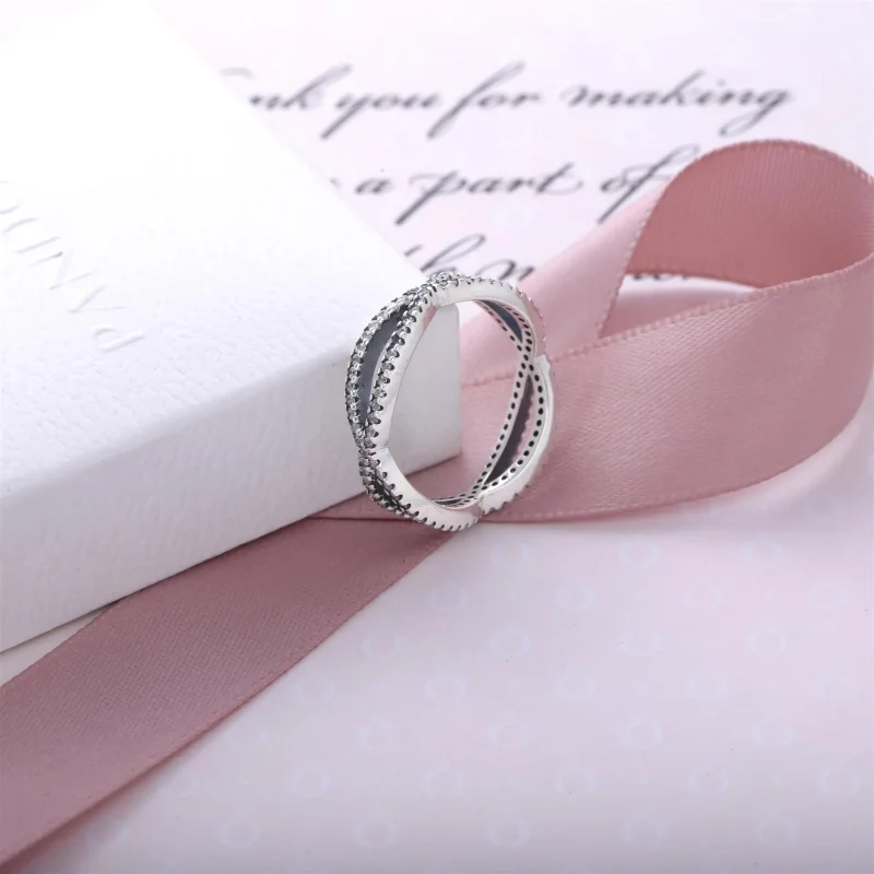 (zdjęcie do) Sparkling crossover ring - Wyświetl 3