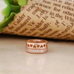 Charms PANDORA Rose kiery