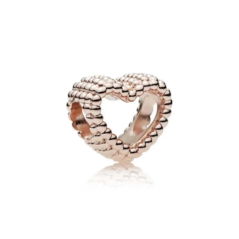 (zdjęcie do) Charms Różowe serce z koralików PANDORA