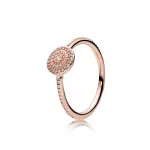 Pierścionek Promienna elegancja ze PANDORA Rose