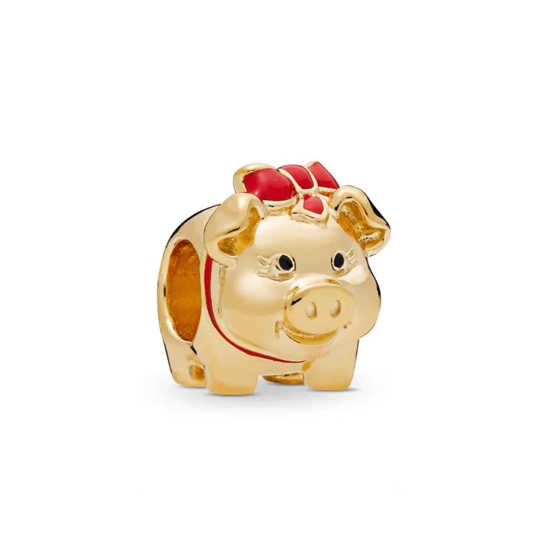(zdjęcie do) Charms Świnka skarbonka, PANDORA Shine™