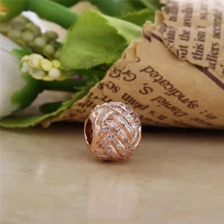 Lśniący splot miłości PANDORA Rose
