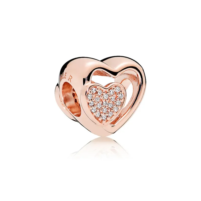 (zdjęcie do) Charms Połączeni Miłością PANDORA Rose
