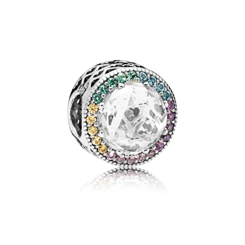 (zdjęcie do) Charms Wielokolorowe promienne serca, PANDORA PL