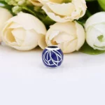 Charms Niebieskie skrzydła, Srebro 0,925, Emalia – PANDORA PL