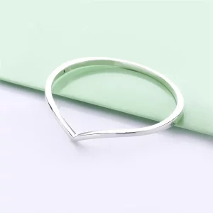 Srebrna bransoletka wishbone bangle, PANDORA PL
