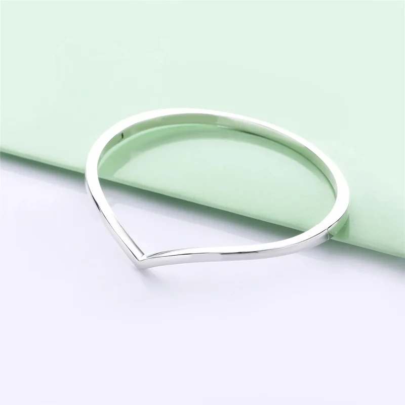 (zdjęcie do) Srebrna bransoletka wishbone bangle, PANDORA PL - Wyświetl 2