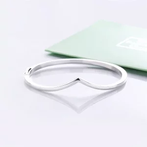 Srebrna bransoletka wishbone bangle, PANDORA PL