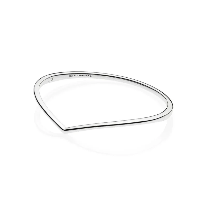 (zdjęcie do) Srebrna bransoletka wishbone bangle, PANDORA PL