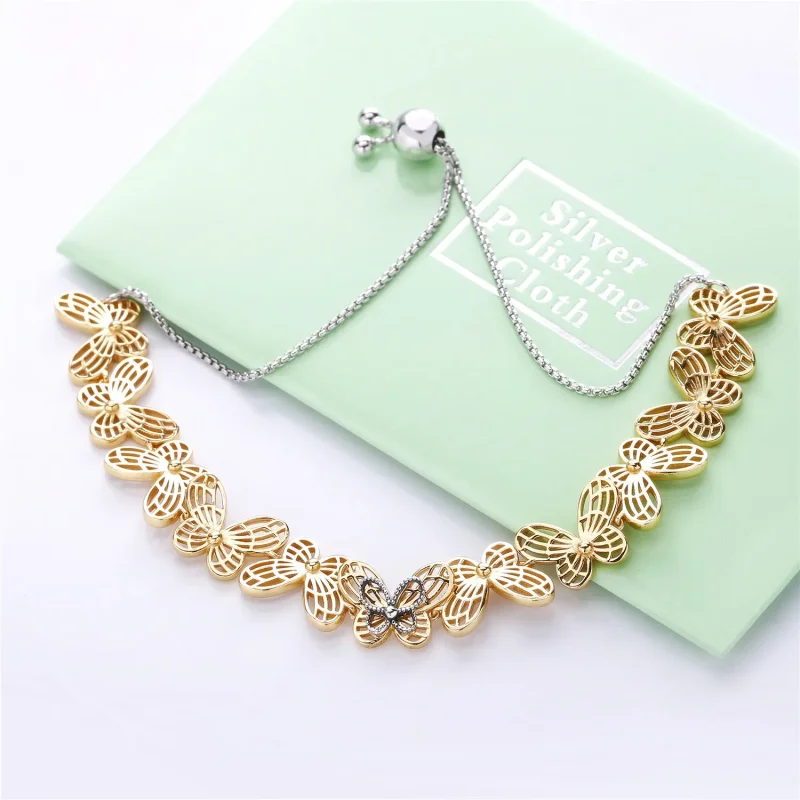 (zdjęcie do) Bransoletka ściągana Pandora Shine, PANDORA Shine and sterling si - Wyświetl 3