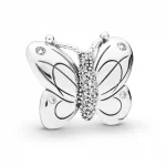 Charms Błyszczący motyl, PANDORA PL
