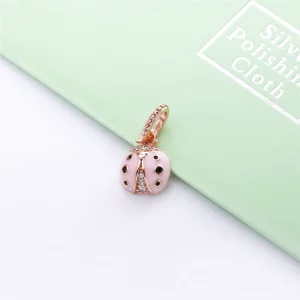 Zawieszka Różowa biedronka, Pandora Rose, PANDORA Rose/MET, Emali