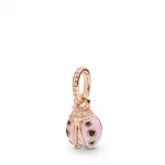 Zawieszka Różowa biedronka, Pandora Rose, PANDORA Rose/MET, Emali