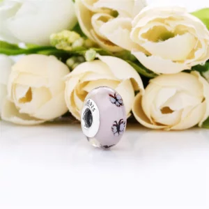 Charms Tęczowy motyl, Srebro 0,925, Szkło – PANDORA PL
