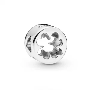Charms Ażurowa koniczyna, Srebro 0,925 – PANDORA PL