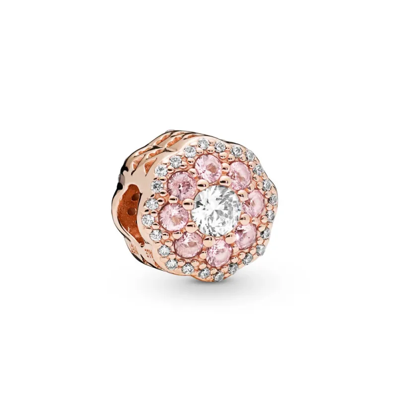 (zdjęcie do) Charms Błyszczący różowy kwiat, Pandora Rose, PANDORA Rose/MET, R