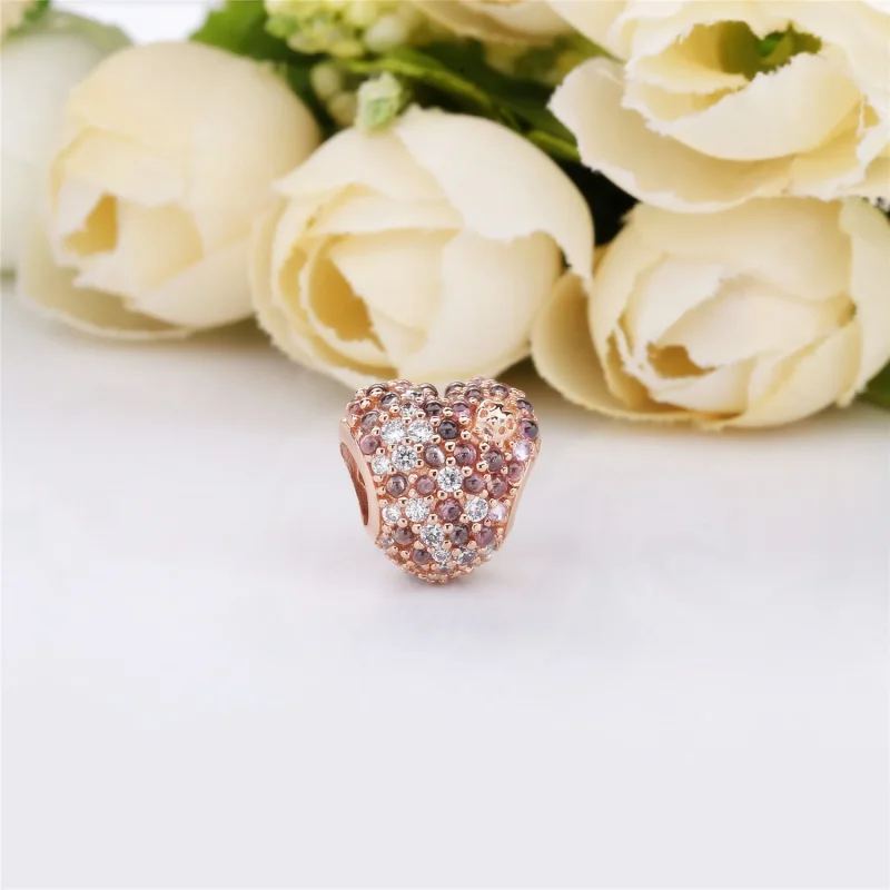 (zdjęcie do) Charms Błyszczące serce biedronki, Pandora Rose 787894NPOMX - Wyświetl 2