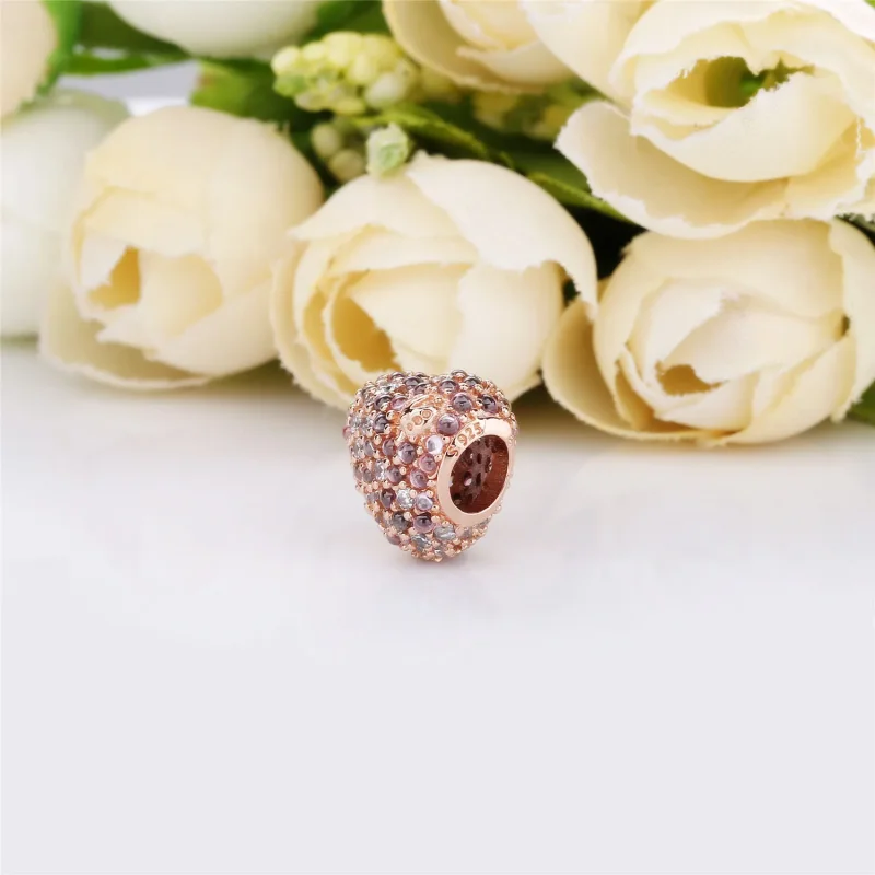 (zdjęcie do) Charms Błyszczące serce biedronki, Pandora Rose 787894NPOMX - Wyświetl 4