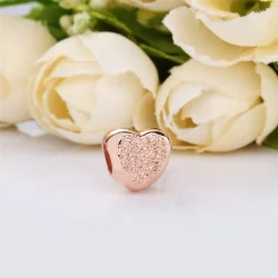 Charms Matowe serce, Pandora Rose 787881