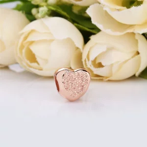 Charms Matowe serce, Pandora Rose 787881