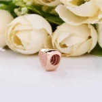 Charms Matowe serce, Pandora Rose 787881
