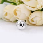 Charms PANDORA Błyszcząca czaszka 797866CZ